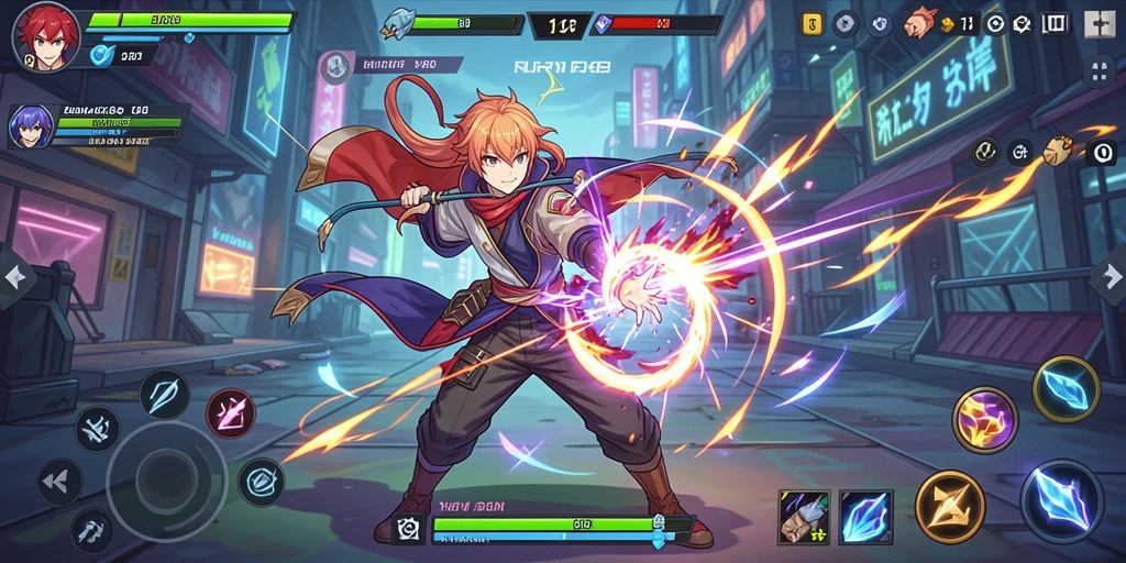 Screenshot dari mode permainan yang menantang.