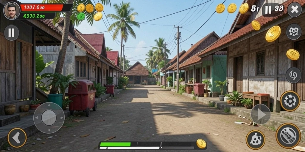 Fitur interaksi sosial yang memudahkan berkolaborasi dengan pemain lain.