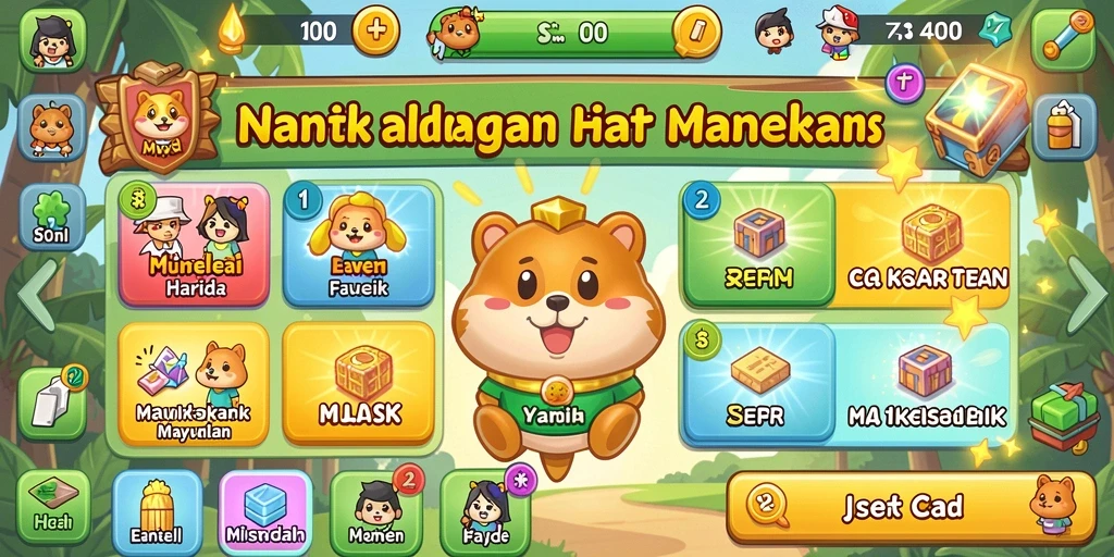 Mini-game seru dengan berbagai tantangan setiap hari.
