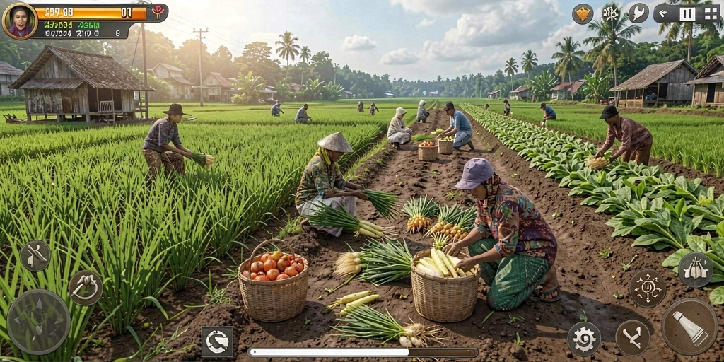 Karakter dengan desain unik dan menarik.