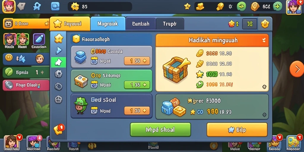 Aksi pertempuran yang seru dan dinamis.